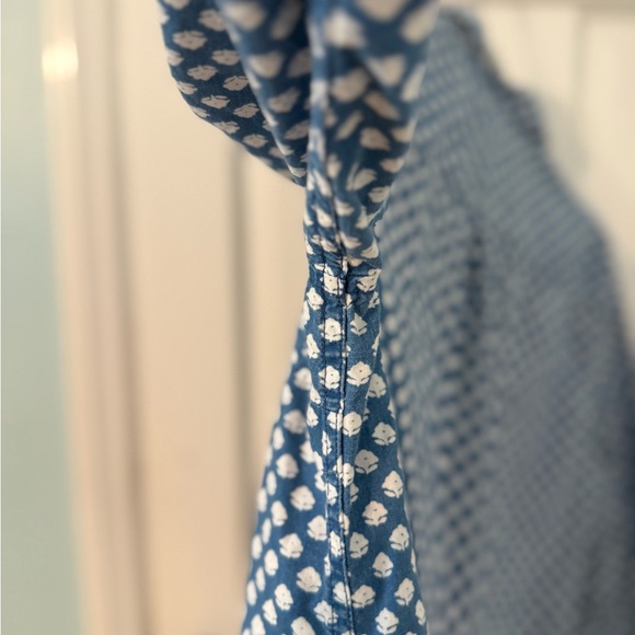 J. Crew Blue and White Patterned Button-Up Shirt - Picture 12 of 12